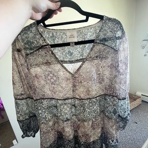 Women’s boho dress shirt